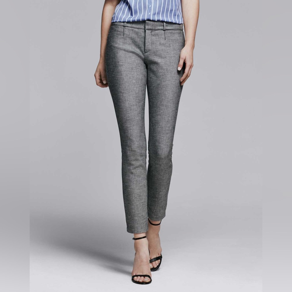 Banana Republic Sloan Gray Straight Leg Pants size 4 women